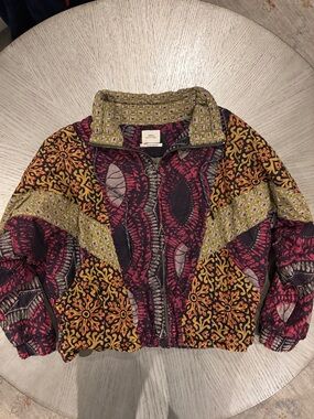 Urban Outfitters Multicolor Patchwork Bomber Jacket